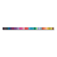 Emott Ever Fine Porous Point Pens, Fine 0.4 Mm, Assorted Ink, White Barrel, 40-pack