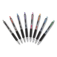 Signo 207 Gel Pen, Retractable, Medium 0.7 Mm, Blue Ink, Translucent Blue Barrel, 4-pack