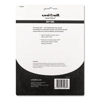 Signo 207 Gel Pen, Retractable, Medium 0.7 Mm, Blue Ink, Translucent Blue Barrel, 4-pack