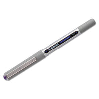 Vision Stick Roller Ball Pen, Fine 0.7mm, Majestic Purple Ink, Gray Barrel, Dozen