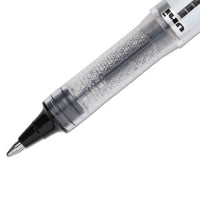 Vision Elite Stick Roller Ball Pen, Bold 0.8mm, Black Ink, White-black Barrel