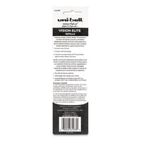 Refill For Vision Elite Roller Ball Pens, Bold Point, Black Ink, 2-pack