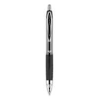 Signo 207 Retractable Gel Pen, Micro 0.5mm, Blue Ink, Smoke-black-blue Barrel, Dozen