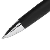 Signo 207 Retractable Gel Pen, Micro 0.5mm, Blue Ink, Smoke-black-blue Barrel, Dozen