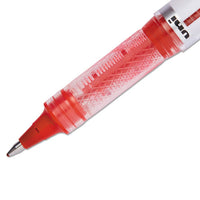 Vision Elite Stick Roller Ball Pen, Bold 0.8mm, Red Ink, White-red Barrel