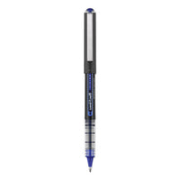 Vision Roller Ball Pen, Bold 1 Mm, Blue Ink, Black-blue Barrel, Dozen