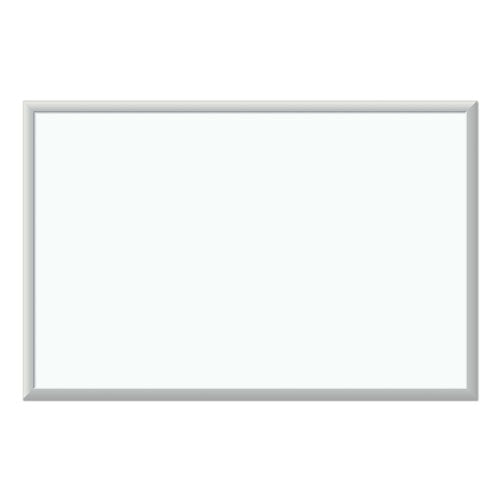 Melamine Dry Erase Board, 36 X 24, White Surface, Silver Frame