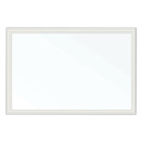 Magnetic Dry Erase Board With Decor Frame, 30 X 20, White Surface And Frame