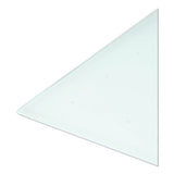 Floating Glass Ghost Grid Dry Erase Board, 48 X 36, White