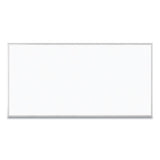 Magnetic Dry Erase Board With Aluminum Frame, 96 X 48, White Surface, Silver Frame