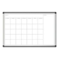 Pinit Magnetic Dry Erase Undated One Month Calendar, 36 X 24, White