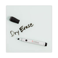 U-defense Antimicrobial Dry-erase Markers, Broad Chisel Tip, Black, 12-pack