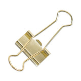 Binder Clips, Small, Gold, 72-pack