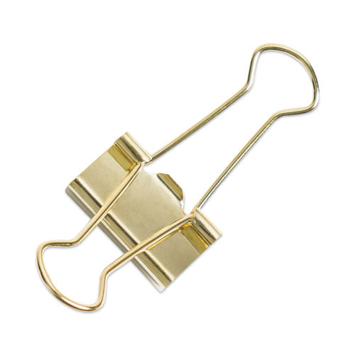 Binder Clips, Small, Gold, 72-pack