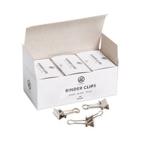 Binder Clips, Small, Silver, 72-pack