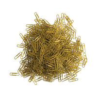 Paper Clips, Medium, Gold, 1,000-pack