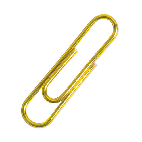 Paper Clips, Medium, Gold, 1,000-pack
