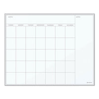 Magnetic Dry Erase Undated One Month Calendar Board, 20 X 16, White