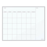 Magnetic Dry Erase Undated One Month Calendar Board, 20 X 16, White