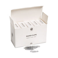 Paper Clips, Medium, Silver, 1,000-pack