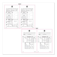 Cubicle Glass Dry Erase Undated One Week Calendar Board, 20 X 5.5, White