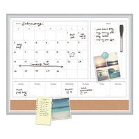 4n1 Magnetic Dry Erase Combo Board, 24 X 18, White-natural