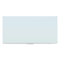 Glass Dry Erase Board, 96 X 47, White Surface