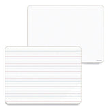 Double-sided Dry Erase Lap Board, 12 X 9, White Surface, 10-pack