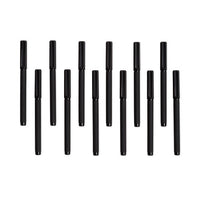 Catalina Porous Point Pen, Stick, Fine 0.7 Mm, Black Ink, Black Barrel, 12-pack