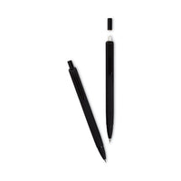 Cambria Soft Touch Mechanical Pencil, 0.7 Mm, Hb (#2), Black Lead, Black Barrel, 12-pack