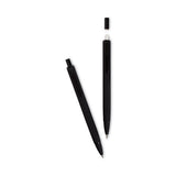 Cambria Soft Touch Mechanical Pencil, 0.7 Mm, Hb (#2), Black Lead, Black Barrel, 12-pack