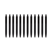 Cambria Soft Touch Mechanical Pencil, 0.7 Mm, Hb (#2), Black Lead, Black Barrel, 12-pack