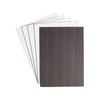 Dry Erase Magnetic Tape Strips, 6" X 0.88", White, 25-pack