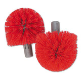 Replacement Heads For Ergo Toilet-bowl-brush System, 2-pack