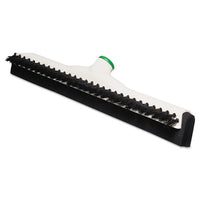 Sanitary Brush W-squeegee, 18" Brush, Moss Handle