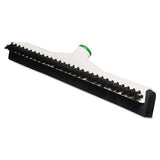 Sanitary Brush W-squeegee, 18" Brush, Moss Handle