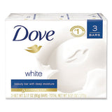 White Beauty Bar, Light Scent, 3.17 Oz, 3-pack