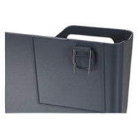 Recycled Plastic Cubicle Single File Pocket, Black