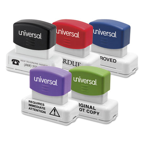 Recycled Custom Micropore Stamp, Preinked, 2 5-8 X 1-2