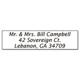 Recycled Custom Micropore Stamp, Preinked, 3-4 X 1 3-4