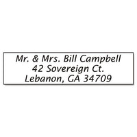 Recycled Custom Micropore Stamp, Preinked, 2 3-8 X 3-4