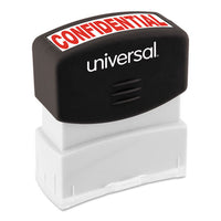 Message Stamp, Confidential, Pre-inked One-color, Red