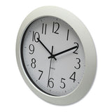 Whisper Quiet Clock, 12" Overall Diameter, White Case, 1 Aa (sold Separately)