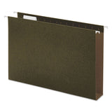 Box Bottom Hanging File Folders, Legal Size, 1-5-cut Tab, Standard Green, 25-box