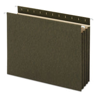 Hanging Box Bottom File Pockets, Letter Size, Standard Green, 10-box