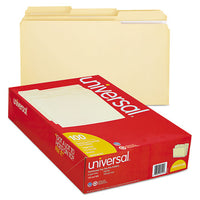 Double-ply Top Tab Manila File Folders, 1-3-cut Tabs, Legal Size, 100-box