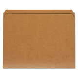 Reinforced Kraft Top Tab File Folders, Straight Tab, Letter Size, Kraft, 100-box