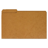 Reinforced Kraft Top Tab File Folders, 1-3-cut Tabs, Legal Size, Kraft, 100-box