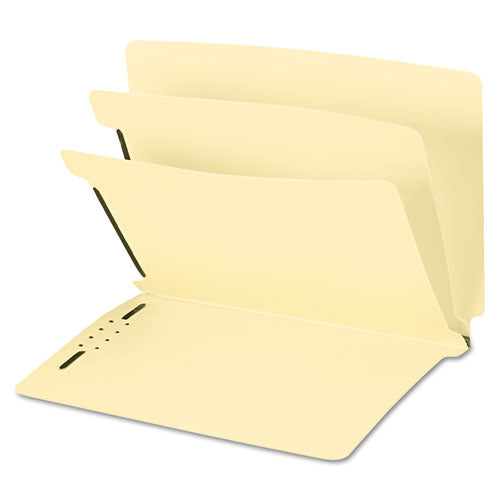 Six-section Manila End Tab Classification Folders, 2 Dividers, Letter ...