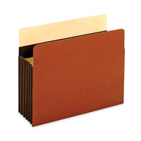 Redrope Expanding File Pockets, 7" Expansion, Letter Size, Brown, 5-box